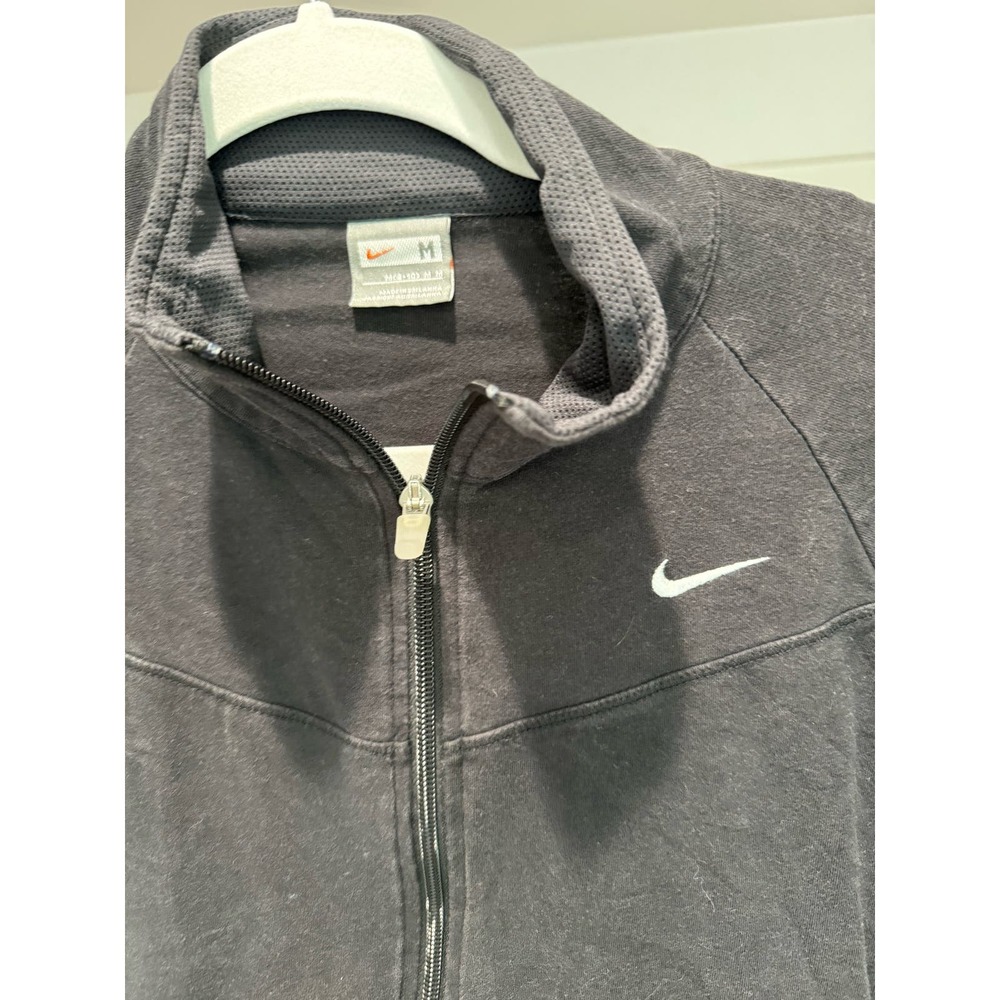 Vintage Nike Full-Zip Jacket Size Medium Black - Picture 6 of 7